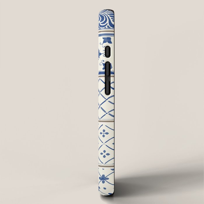 Blue Ceramic Tiles iPhone Case Gallery Image 2