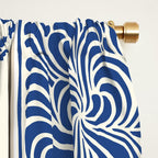 Blue Ceramic Tiles Window Curtain Gallery Image 2