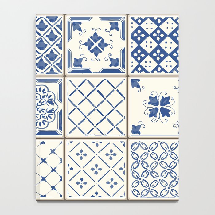 Blue Ceramic Tiles Notebook Gallery Image 4