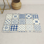 Blue Ceramic Tiles Rug Gallery Image 1