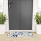 Blue Ceramic Tiles Welcome Mat Gallery Image 3