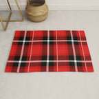 Red + Black Plaid Rug Gallery Image 1