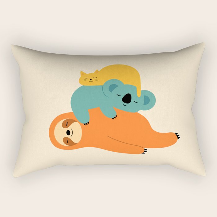 Being Lazy Rectangular Pillow Gallery Image 2