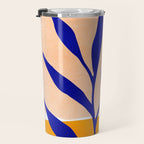 Golden Afternoon Abstract Landscape Travel Mug Gallery Image 3