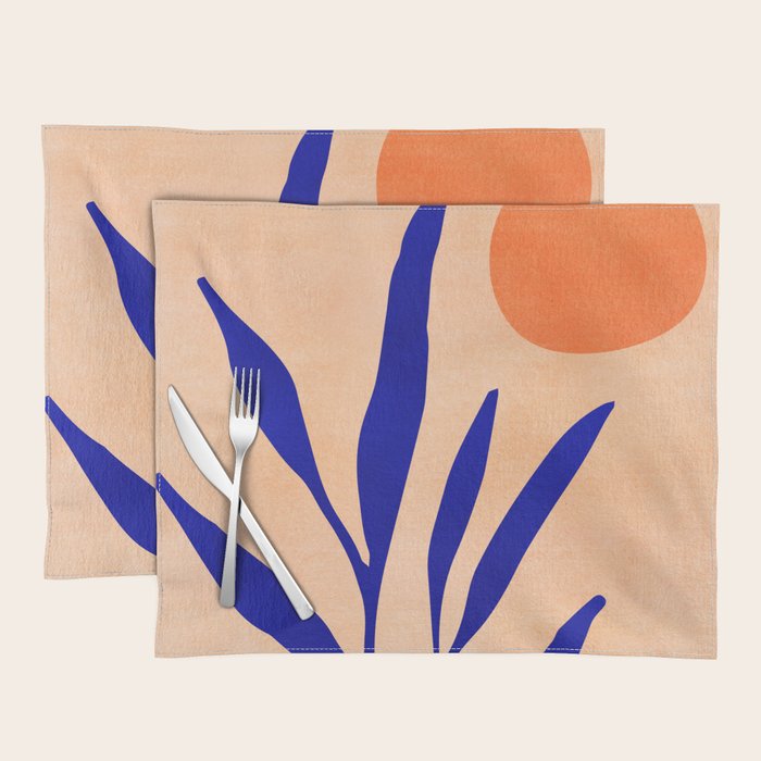 Golden Afternoon Abstract Landscape Placemat Gallery Image 1