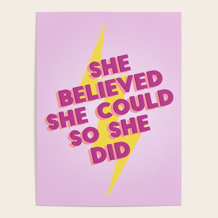 she believed she could Poster Gallery Image 1