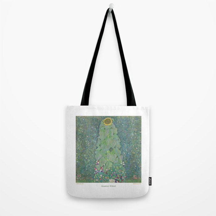 Sunflower (Sonnenblume) by Gustav Klimt Tote Bag Gallery Image 2
