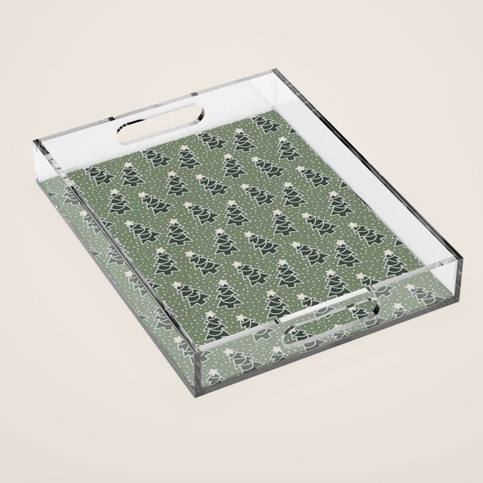 Snow Place Like Home for the Holidays Acrylic Tray Gallery Image 1
