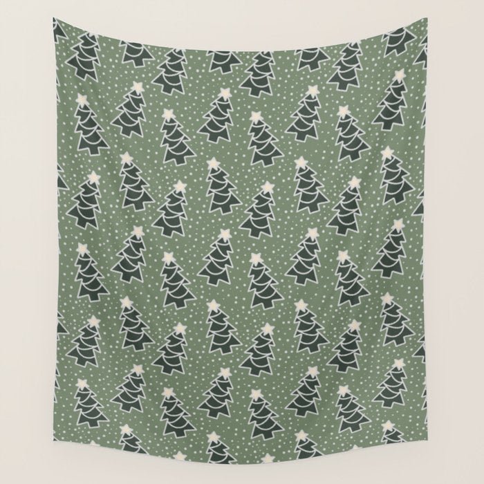 Snow Place Like Home for the Holidays Wall Tapestry Gallery Image 1