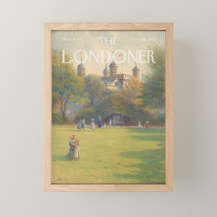 The Londoner - The Tower from Trinity Square Mini Art Print Gallery Image 1