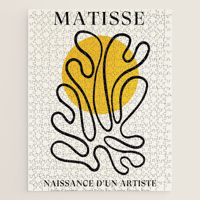 Sun Leaf: Matisse Edition | Mid Century Series Jigsaw Puzzle Gallery Image 1
