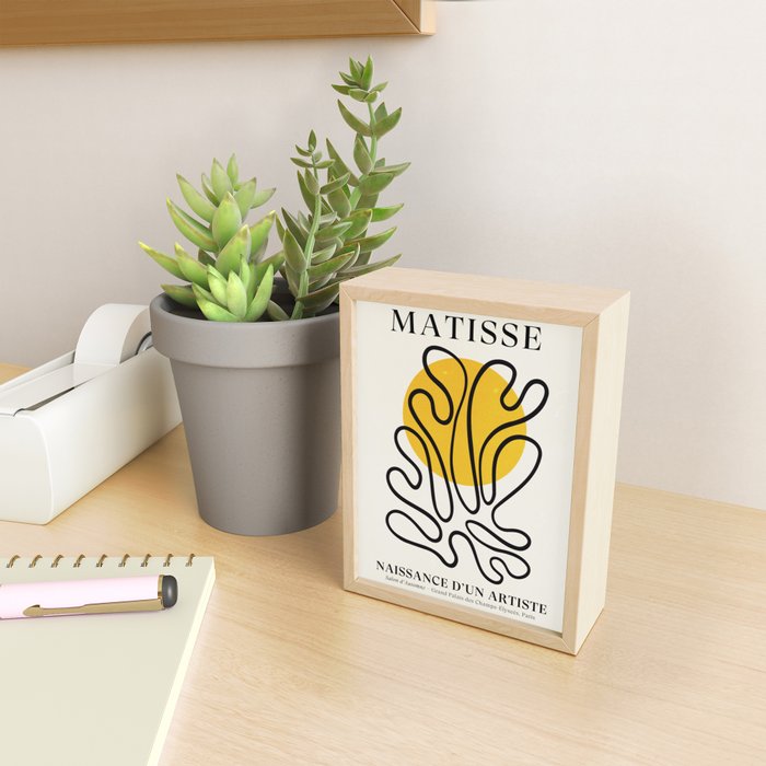 Sun Leaf: Matisse Edition | Mid Century Series Mini Art Print Gallery Image 2