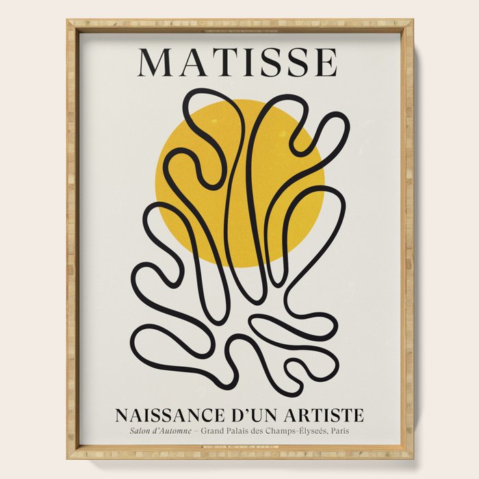 Sun Leaf: Matisse Edition | Mid Century Series Serving Tray Gallery Image 1