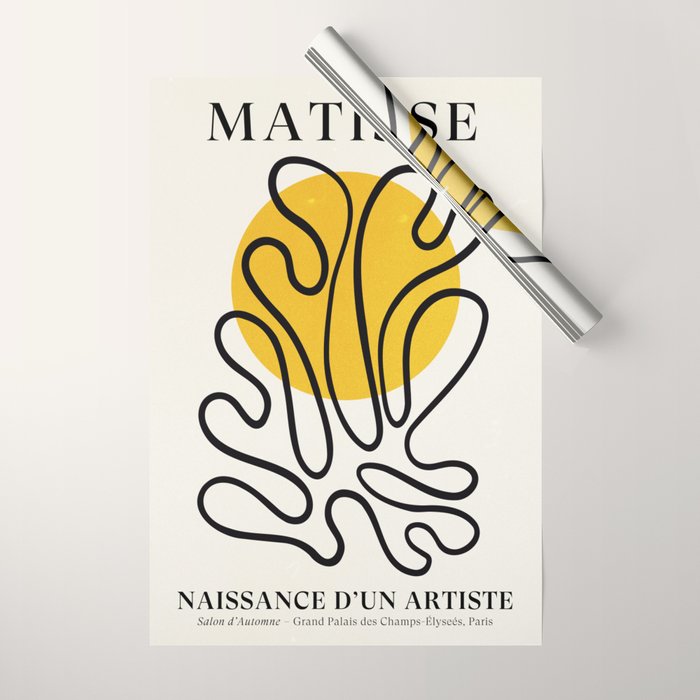 Sun Leaf: Matisse Edition | Mid Century Series Wrapping Paper Gallery Image 1