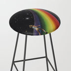 Retro Cosmic Rainbow Roller Skating Stool Gallery Image 2