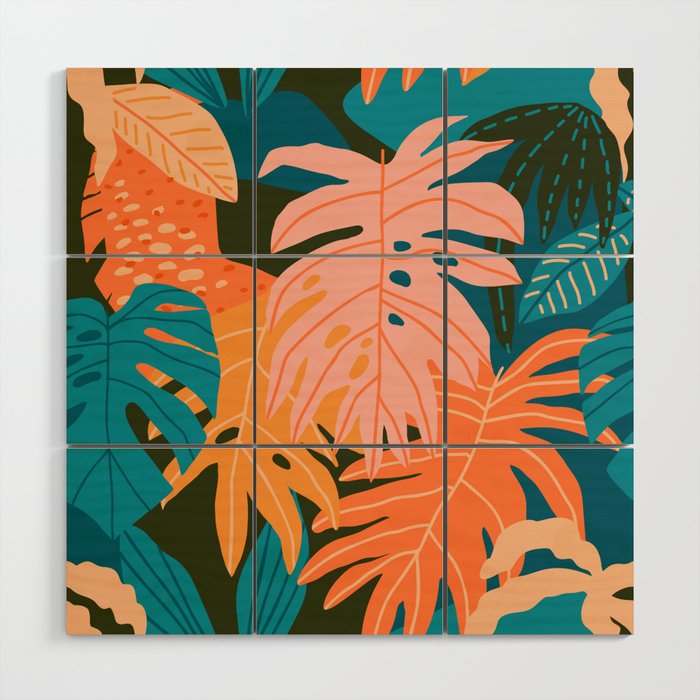 Plant Aloha Wood Wall Art Gallery Image 1
