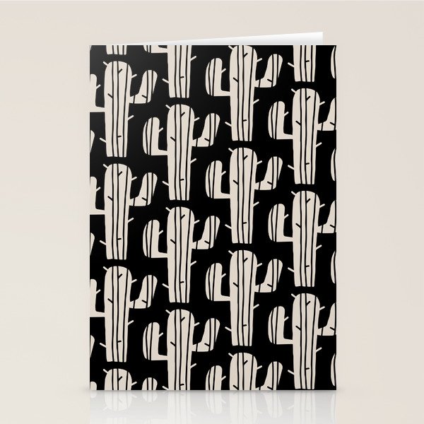Desert Cactus Pattern 861 Stationery Card Gallery Image 1