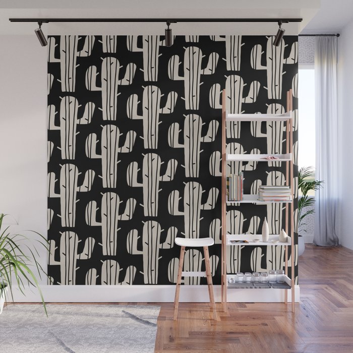 Desert Cactus Pattern 861 Wall Mural Gallery Image 1