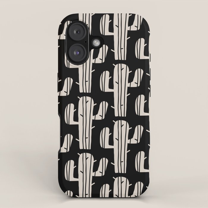 Desert Cactus Pattern 861 iPhone Case Gallery Image 1