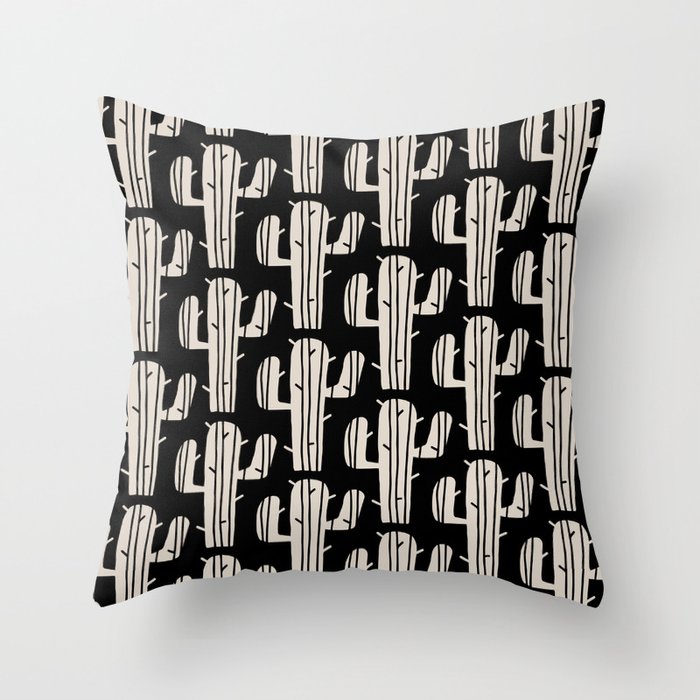 Desert Cactus Pattern 861 Throw Pillow Gallery Image 6