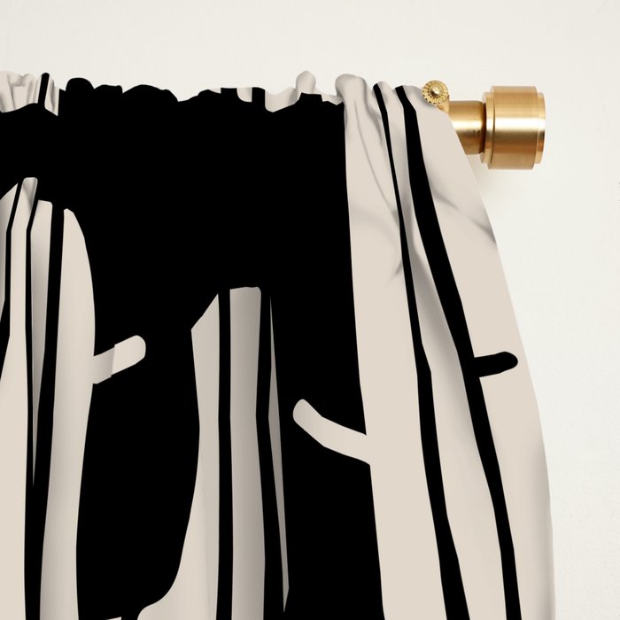 Desert Cactus Pattern 861 Window Curtain Gallery Image 2