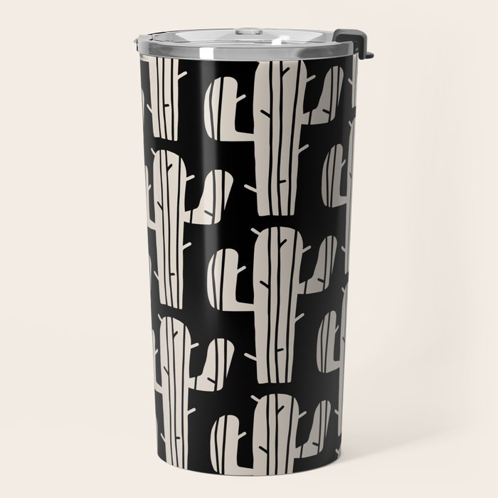 Desert Cactus Pattern 861 Travel Mug Gallery Image 2