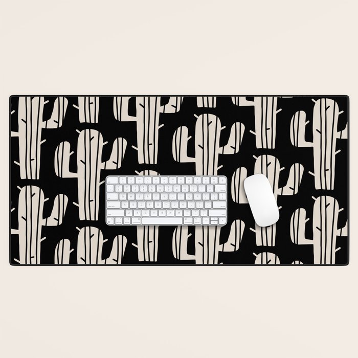 Desert Cactus Pattern 861 Desk Mat Gallery Image 1