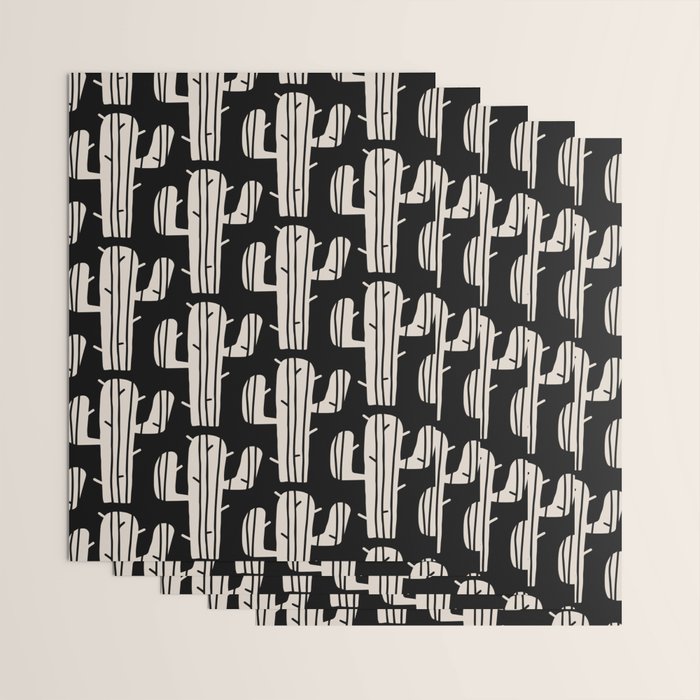 Desert Cactus Pattern 861 Wrapping Paper Gallery Image 3