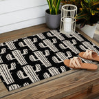 Desert Cactus Pattern 861 Outdoor Rug Gallery Image 2