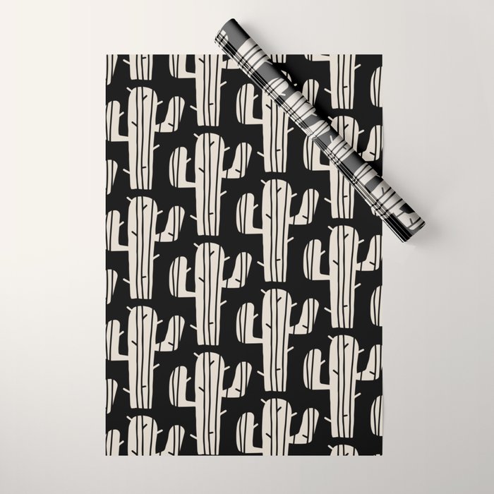Desert Cactus Pattern 861 Wrapping Paper Gallery Image 1