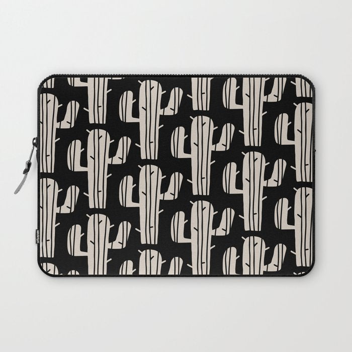 Desert Cactus Pattern 861 Laptop Sleeve Gallery Image 1