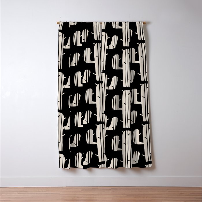Desert Cactus Pattern 861 Window Curtain Gallery Image 3