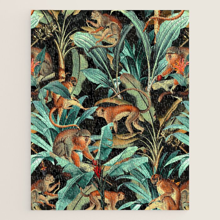 Monkey Tropical Jungle Jigsaw Puzzle Gallery Image 1