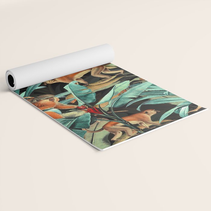 Monkey Tropical Jungle Yoga Mat Gallery Image 2