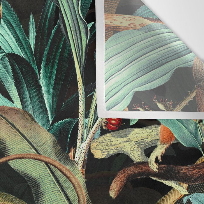 Monkey Tropical Jungle Wall Tapestry Gallery Image 3