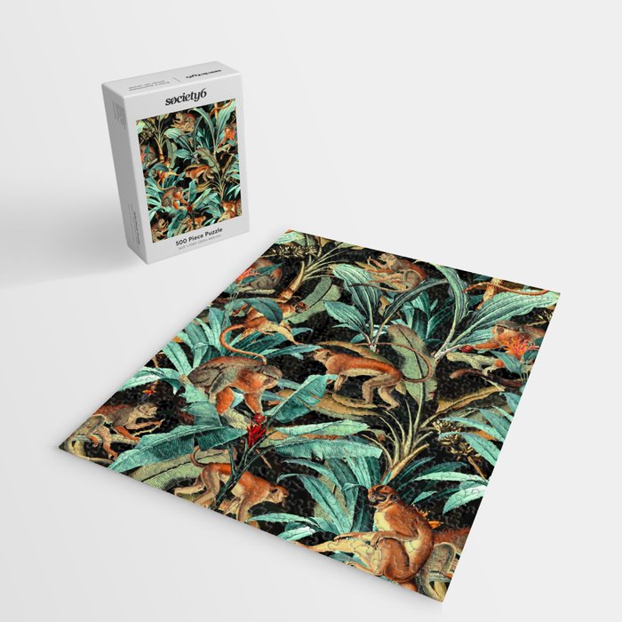 Monkey Tropical Jungle Jigsaw Puzzle Gallery Image 2