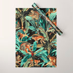Monkey Tropical Jungle Wrapping Paper Gallery Image 1