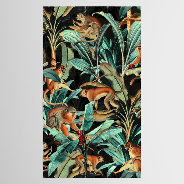 Monkey Tropical Jungle Tablecloth Gallery Image 2