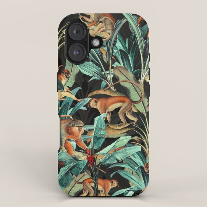Monkey Tropical Jungle iPhone Case Gallery Image 1