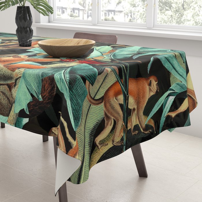 Monkey Tropical Jungle Tablecloth Gallery Image 3