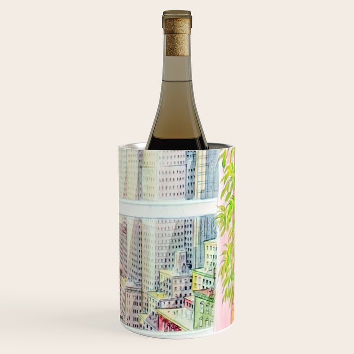 The New Yorker - Black Cat Wine Chiller Gallery Image 1