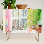 The New Yorker - Black Cat Credenza Gallery Image 1