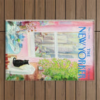 The New Yorker - Black Cat Outdoor Rug Gallery Image 1