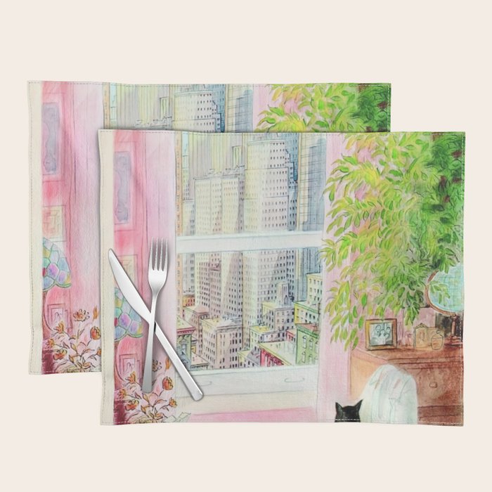 The New Yorker - Black Cat Placemat Gallery Image 1