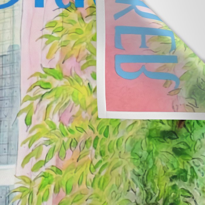 The New Yorker - Black Cat Wall Tapestry Gallery Image 3