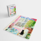 The New Yorker - Black Cat Jigsaw Puzzle Gallery Image 2