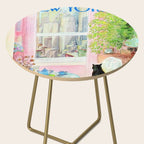 The New Yorker - Black Cat Side Table Gallery Image 2
