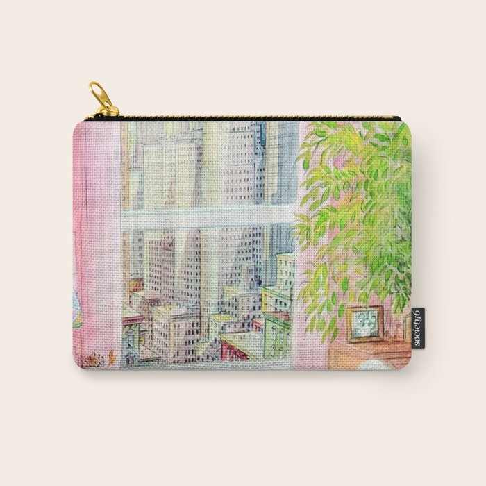 The New Yorker - Black Cat Carry All Pouch Gallery Image 1