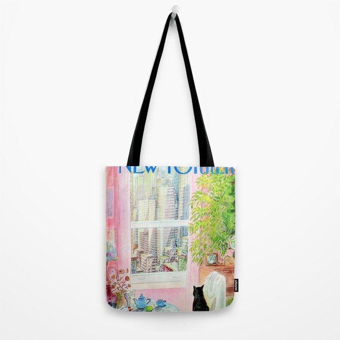 The New Yorker - Black Cat Tote Bag Gallery Image 2