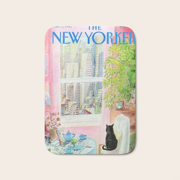The New Yorker - Black Cat Bath Mat Gallery Image 1